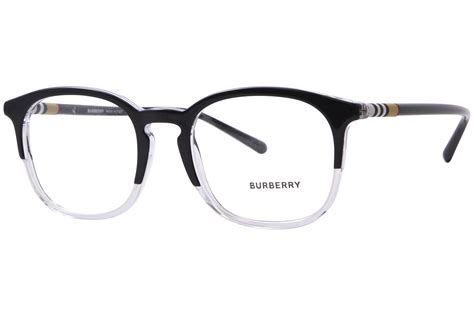 burberry eyeglasses be2272 3029 top black on crystal 53 mm|Burberry Eyeglasses BE2272 .